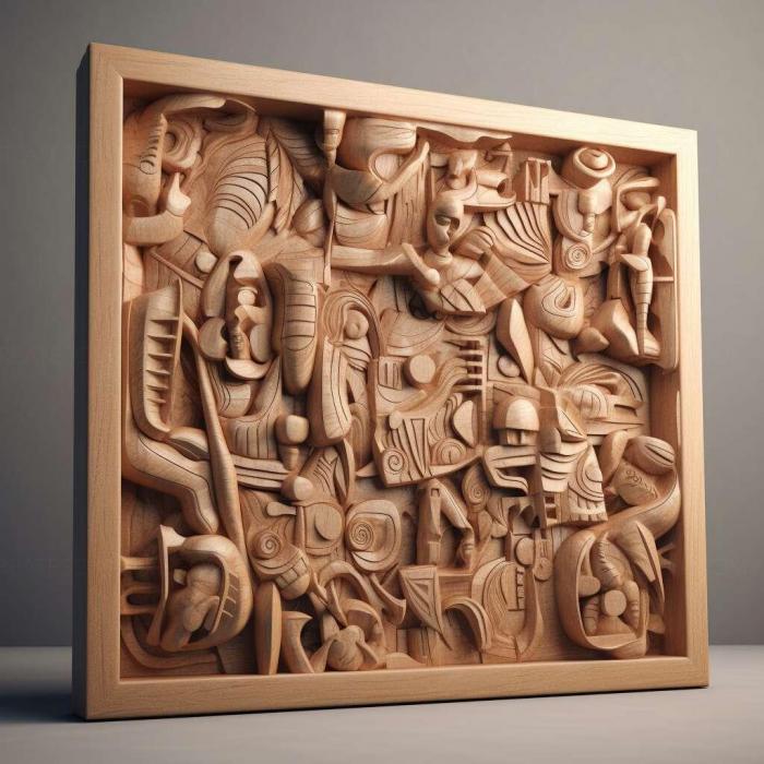 نموذج ثلاثي الأبعاد لآلة CNC 3D Art 